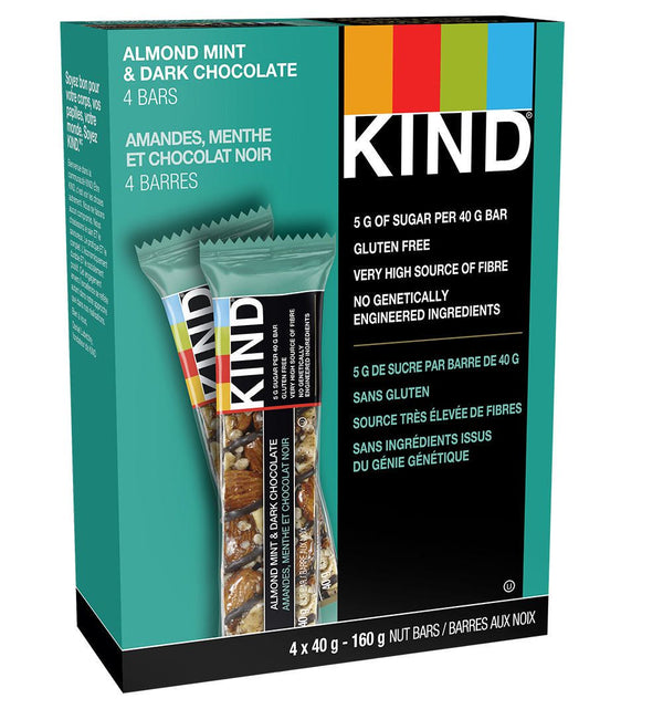Kind Almond Mint & Dark Chocolate Bar 12x40g