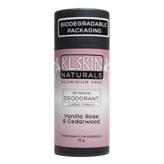 KL Skin Vanilla Rose & Cedarwood Deodorant 75g