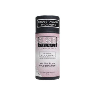 KL Skin Vanilla Rose & Cedarwood Sensitive Deodorant 75g