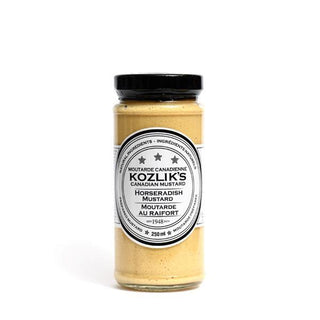 Kozliks Canadian Mustard Horseradish Mustard 250ml