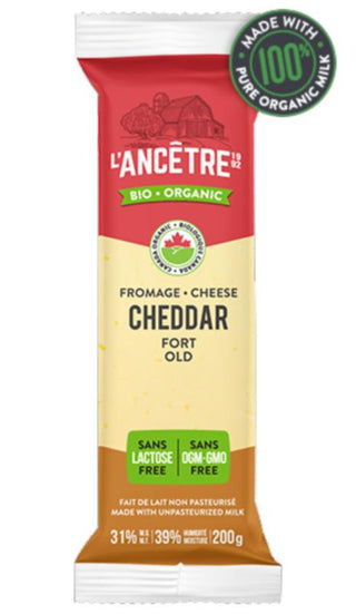 L'Ancetre Organic Old Cheddar Cheese (200g/325g) 200g