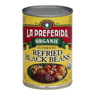 La Preferida Organic Refried Black Beans 398ml