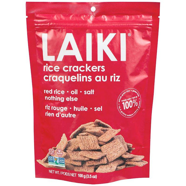 Laiki Red Rice Crackers 100g