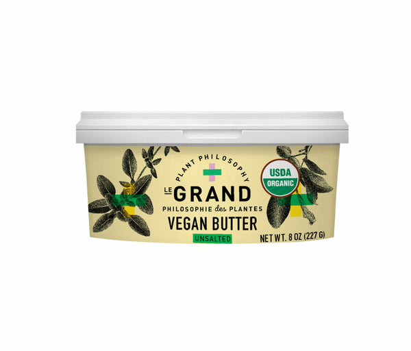 Le Grand Organic Vegan Butter  Unsalted 227g