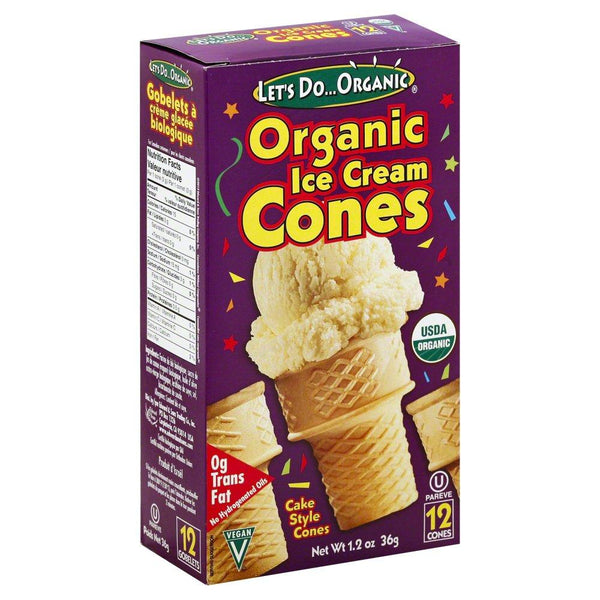 Let's Do Organic Ice Cream Cones Organic 36g