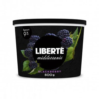 Liberte Mediterranean Blackberry Yogurt 500g