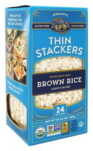 Lundberg Lightly Salted Thin Stackers 167g