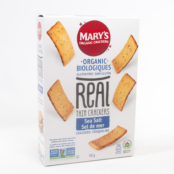Mary's Crackers Organic Sea Salt Thins 142g