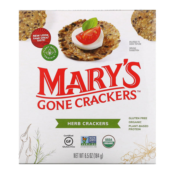 Mary's Crackers Herb Gluten Free Crackers 184g