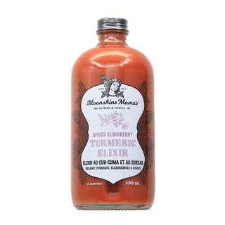 Moonshine Mama's Turmeric Elixir  Spiced Elderberry 500ml