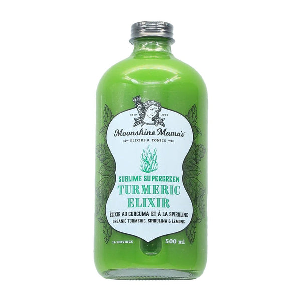 Moonshine Mama's Turmeric Elixir  Sublime Supergreen 500ml