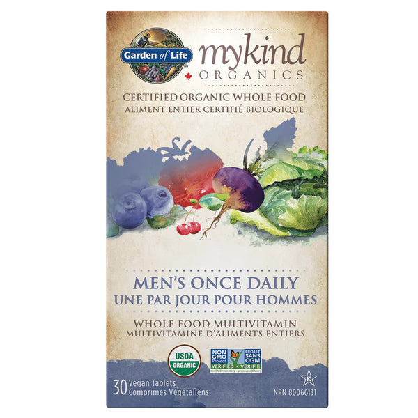 myKind Organics Men's Once Daily Multivitamin 30t