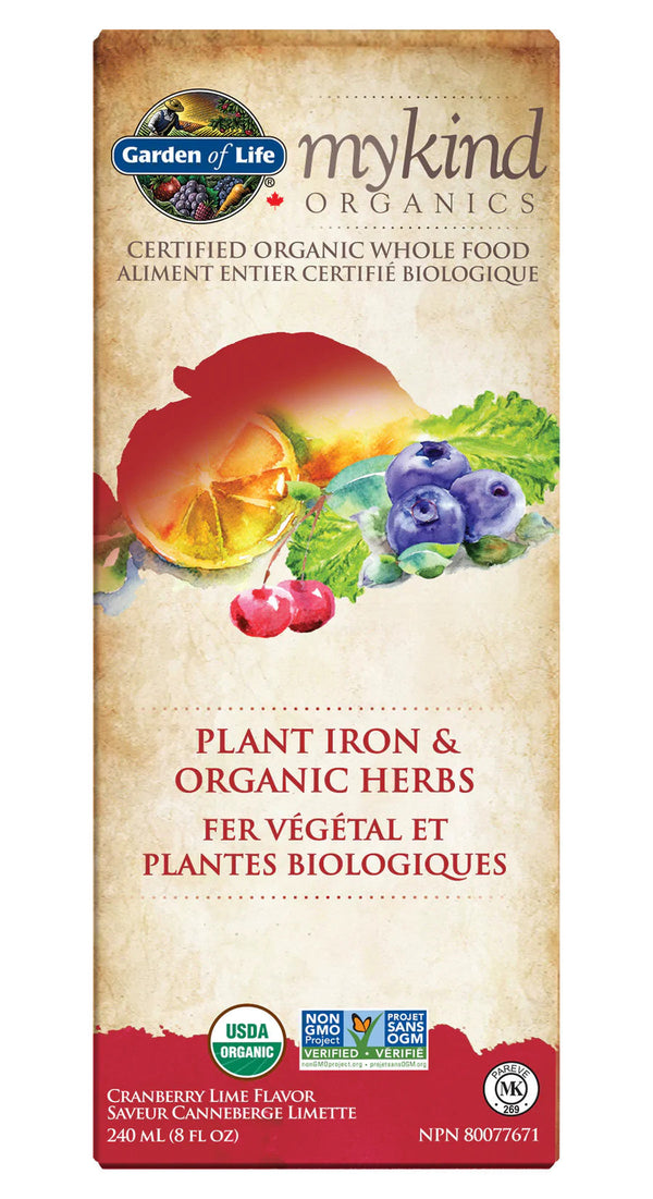 myKind Organics Organic Plant Iron & Herbs 240ml