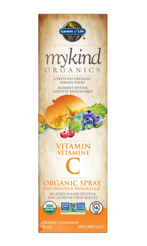 myKind Organics Organic Vitamin C Spray Orange 58ml