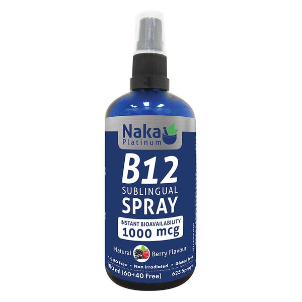 Naka Platinum Vitamin B12 Sublingual Spray 100ml