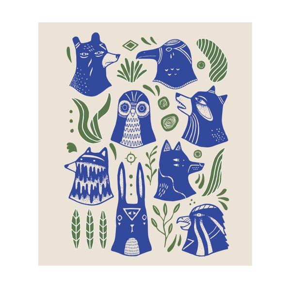 Native Northwest Swedish Ecloth Spirit Animals