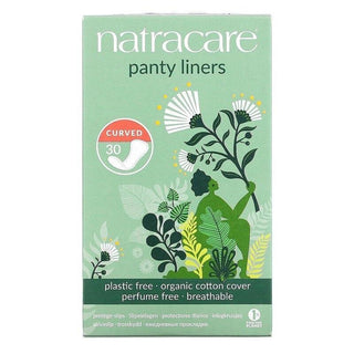 Natracare Panty Liners Curved 30ct