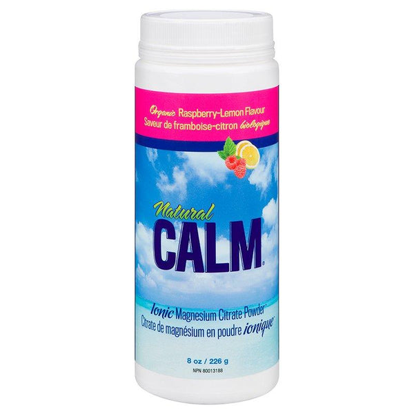 Natural Calm Magnesium Citrate Calm Powder Raspberry 226g