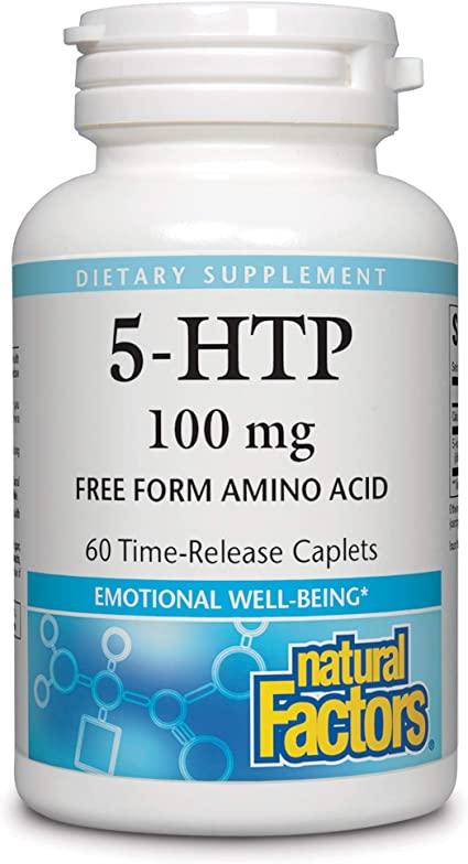 Natural Factors 5 HTP 100mg Time Release 60t