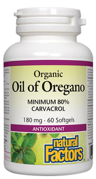 Natural Factors Oil of Oregano 60c