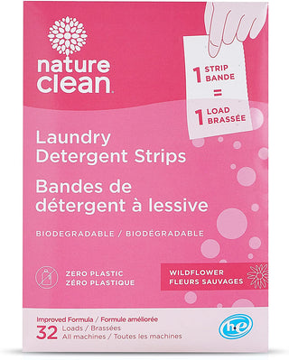 Nature Clean Laundry Strips  Wildflower 32 Load