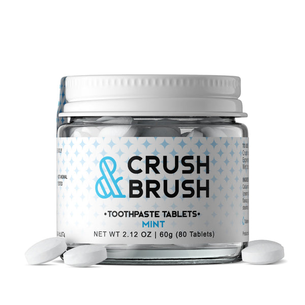 Nelson Naturals Toothpaste Tablets Mint Crush & Brush 60g