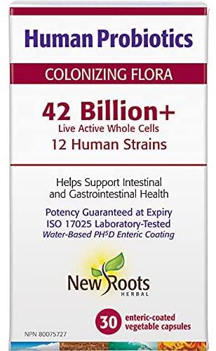 New Roots Herbal Human Probiotics 42 Billion 30c