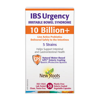 New Roots Herbal IBS Urgency 10 Billion 30c