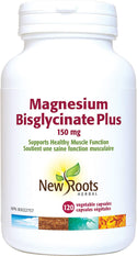 New Roots Herbal Pure Magnesium Bisglycinate 130mg 120c