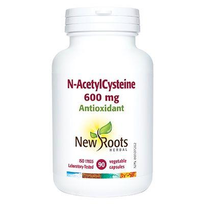 New Roots Herbal N Acetyl Cysteine 600mg 90C