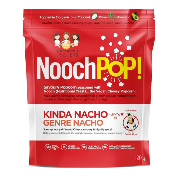 NoochPop KindaNacho Popcorn 120g