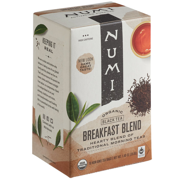 Numi Breakfast Blend Tea Organic 18 teabags