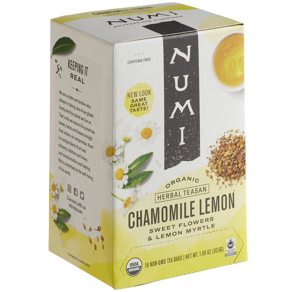 Numi Chamomile Lemon Tea Organic 18 teabags