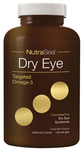 NutraSea Omega 3 Oil Dry Eyes Fresh Mint 120c