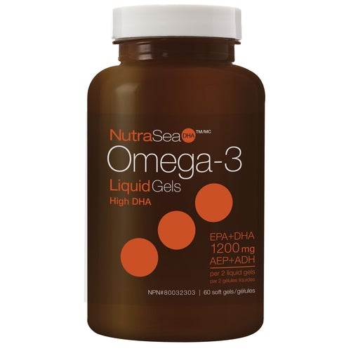 NutraSea Omega 3 High DHA Mint 1200mg 60c