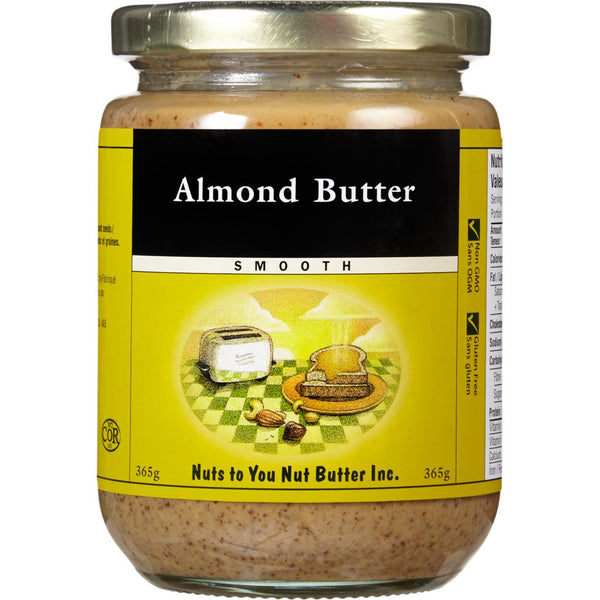 NutsToYou Almond Butter Smooth (365g/735g) 365g