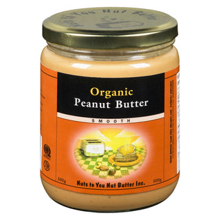 Nuts To You Peanut Butter Smooth Organic (500g/750g)