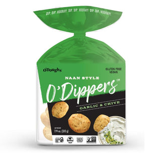 O'Doughs Garlic & Chive Naan Dippers 210g