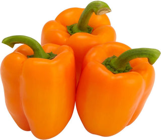 Organic Produce Orange Peppers ~260g ~260g