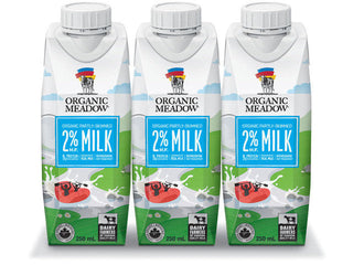 Organic Meadow Organic 2% Milk Singles 250ml