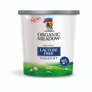 Organic Meadow Organic Lactose Free Yogurt 650g
