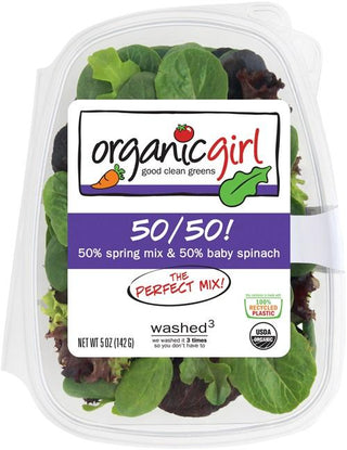 Organic Girl 50/50 Spring Mix & Spinach 5oz 5oz