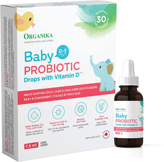 Organika Baby Probiotic Drops + D 7.5ml