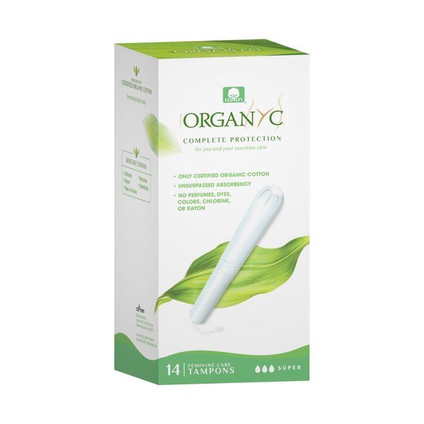 Organyc Tampons Super with Applicator 14ct