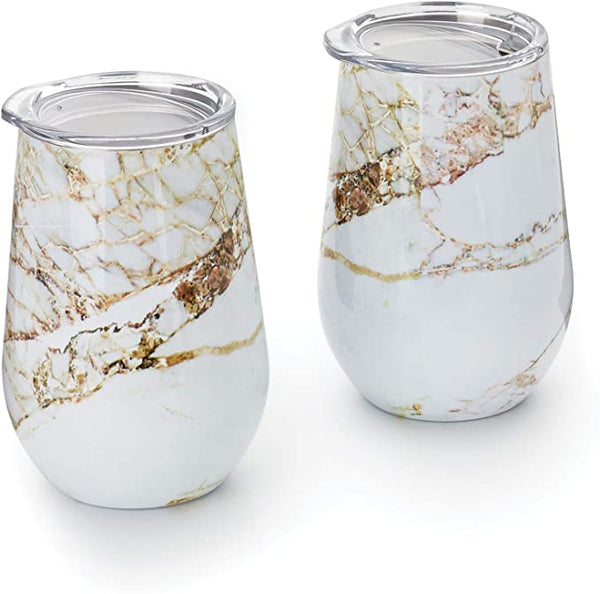 Outset Wine Tumbler Copper Marble