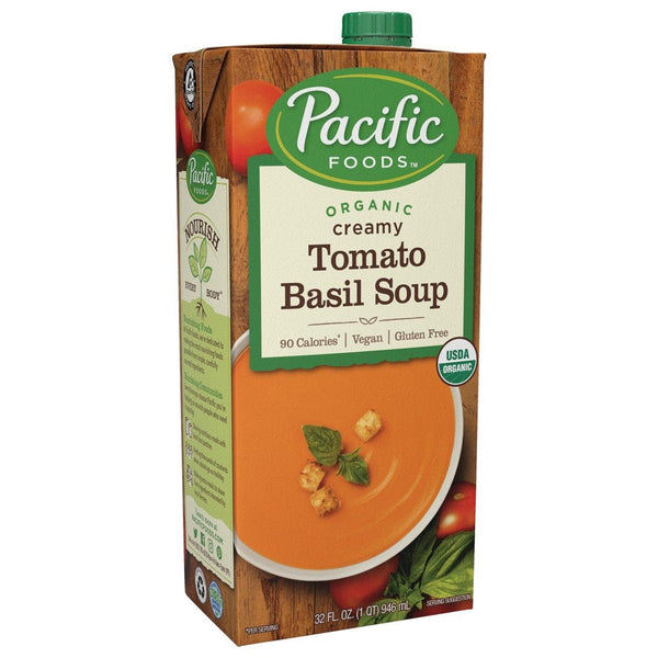 Pacific Vegan Tomato & Basil Organic Soup 946ml