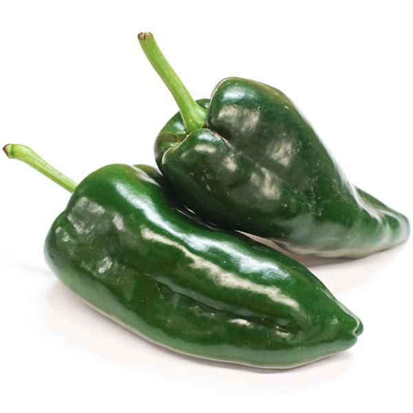 Organic Produce Poblano Hot Peppers ~100g ~100g