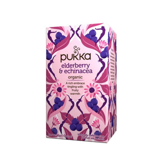 Pukka Tea Organic Tea Elderberry Echinacea 20 teabags