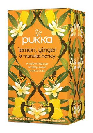 Pukka Tea Organic Tea Lemon Ginger Honey 20 teabags