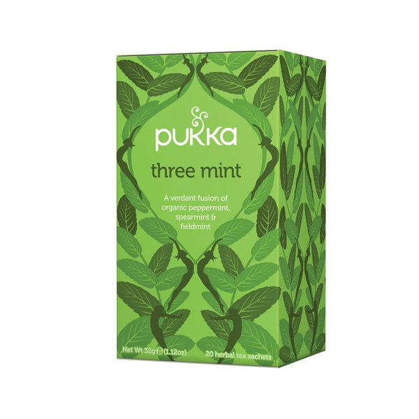 Pukka Tea Organic Tea Three Mint 20 teabags